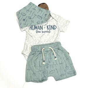 Human Kind mushroom fungi outfit set NEW 0-3m